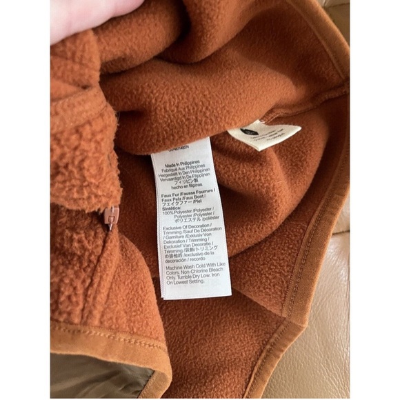 NWD Madewell MWL Resourced Sherpa Fleece Snap Front Jacket Size Small - Picture 10 of 10